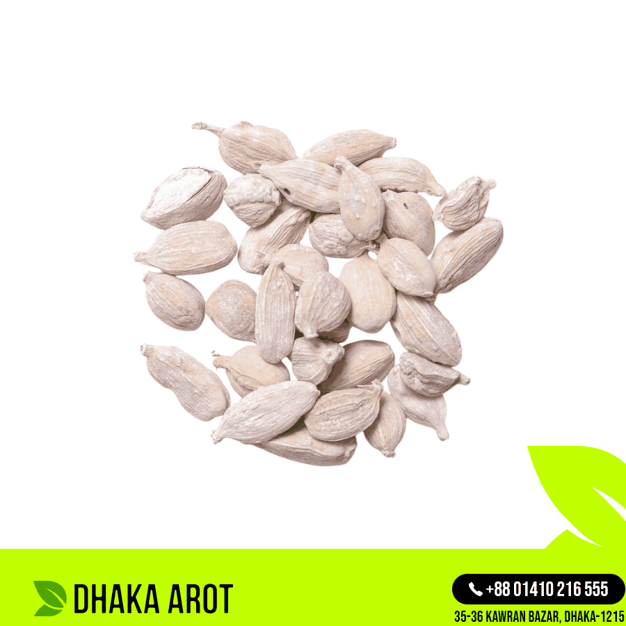 White Cardamom - সাদা এলাচ (২৫০ গ্রাম)