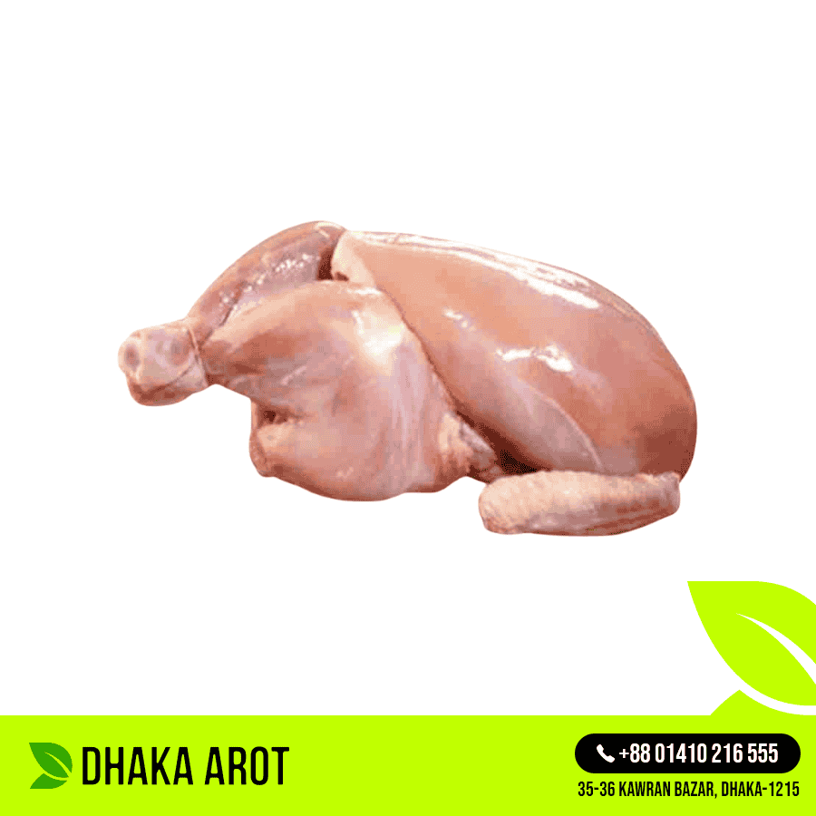 Broiler Chicken - Whole Skinless (ব্রয়লার মুরগি - সোলা) 1.5 KG