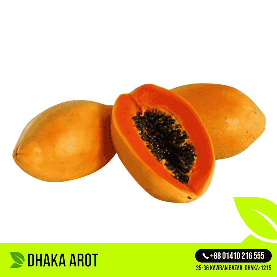 Ripe Papaya Premium - পাকা পেঁপে প্রিমিয়াম (প্রতি পিস ০.৭ থেকে ২ কেজি)